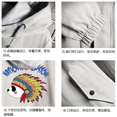 JK41196-P85加棉款-P115纯棉连帽夹克男士大码工装夹克男网格，男装夹克，电商A040A