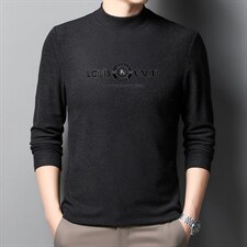 C576限价98元男式2023秋季新款长袖T恤双面澳绒男韩版男装体恤P70，男装T恤，电商B360