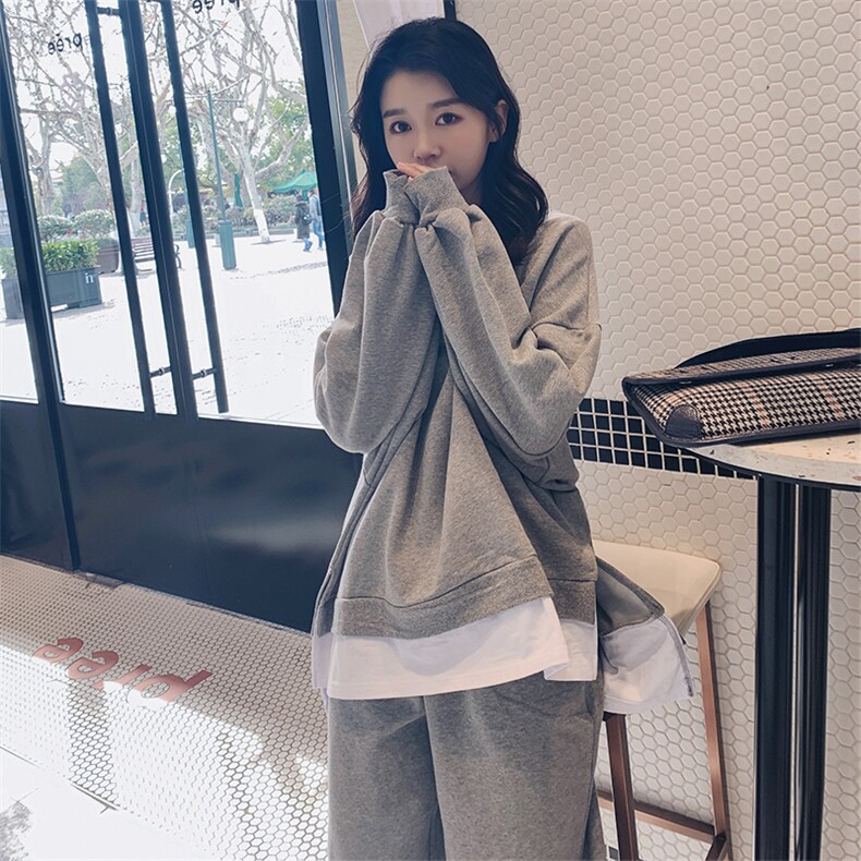 现货，主推款，休闲学生卫衣套装8306-835p130k188，女装套装/套裙，Mushroom