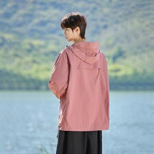 UPF50+有报告凉感轻薄透气宽松大码潮流防晒服DQC659-P48，男装防晒衣，电商B306