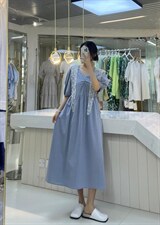 2022年百搭时尚披肩连衣裙，女装连衣裙，QIANCHEN 谦晨