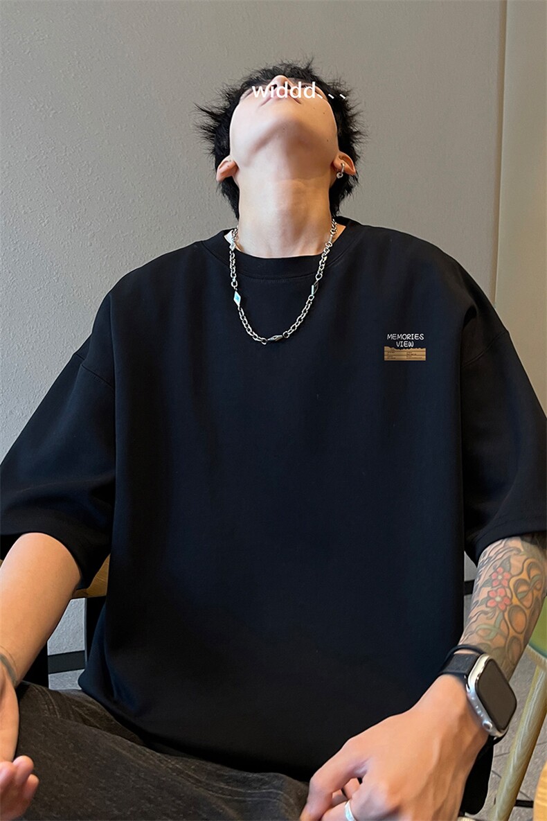 230g重磅纯棉!夏季短袖t恤男半袖男XT472-特P19,男装T恤,电商B371