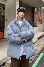 XZ213-MY20-P70控88港风大码冬季男款加厚保暖立领棉服面包服ins，男装棉衣，星座213