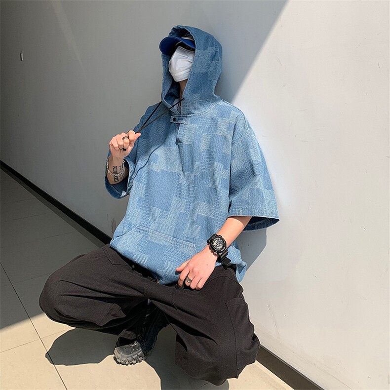 连帽潮流新款T恤青春流行圆领标准男ins夏季F235-P35,男装T恤,星座1109-3