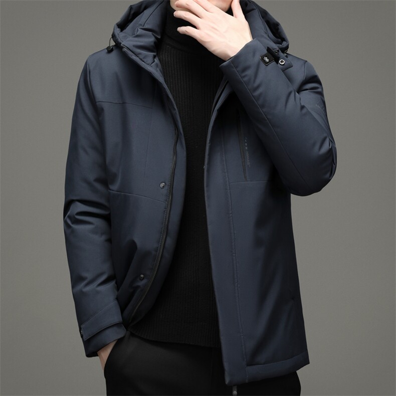 冬季新款羽绒服男士连帽可脱卸宽松休闲简约百搭外套ZG2926-P300,男装羽绒服,电商B212（原钱塘6029）