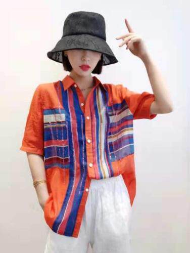 天丝炒色小衫，女装，嘉福利市