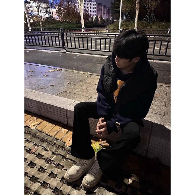 现货5W件冬季三防硬挺boxy短款立领棉衣马夹外套加厚马甲保暖棉服,男装棉衣,电商A486-1