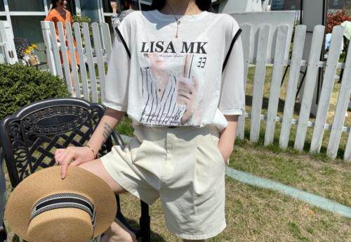 天丝棉小衫，女装，橙色恋人