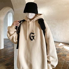 男士卫衣春季美式潮流连帽外套高街潮牌重磅衣服-JK23107-P55控78，男装卫衣，星座605(原A050)