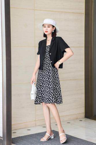 泡泡纱两件套，女装，雪飞诗