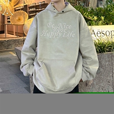 珍珠连帽卫衣潮牌男款休闲情侣外套秋冬XZ225-3-WY11-P55控855，女装短外套，星座225-3