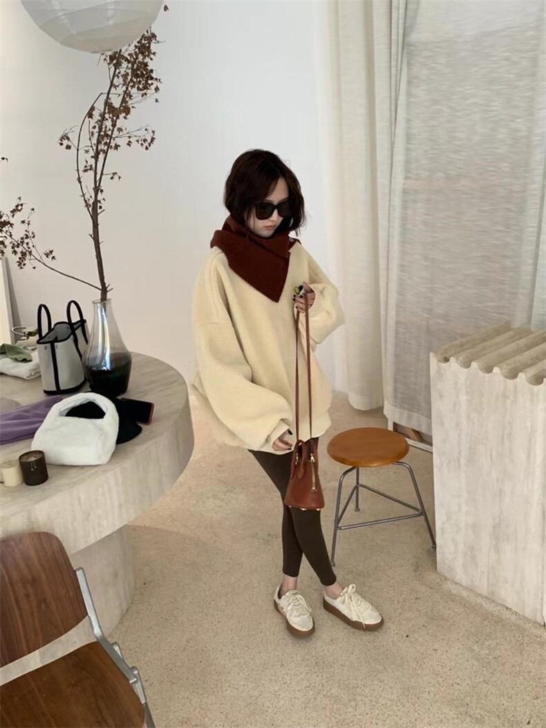 幸运之星羊羔毛卫衣，女装卫衣/绒衫，nice 奈思