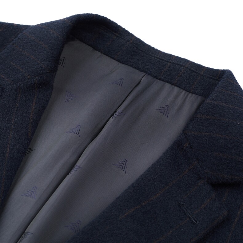 羊毛呢外套男士秋冬商务休闲单西服宽松商务休闲西装YL98188-P375图片