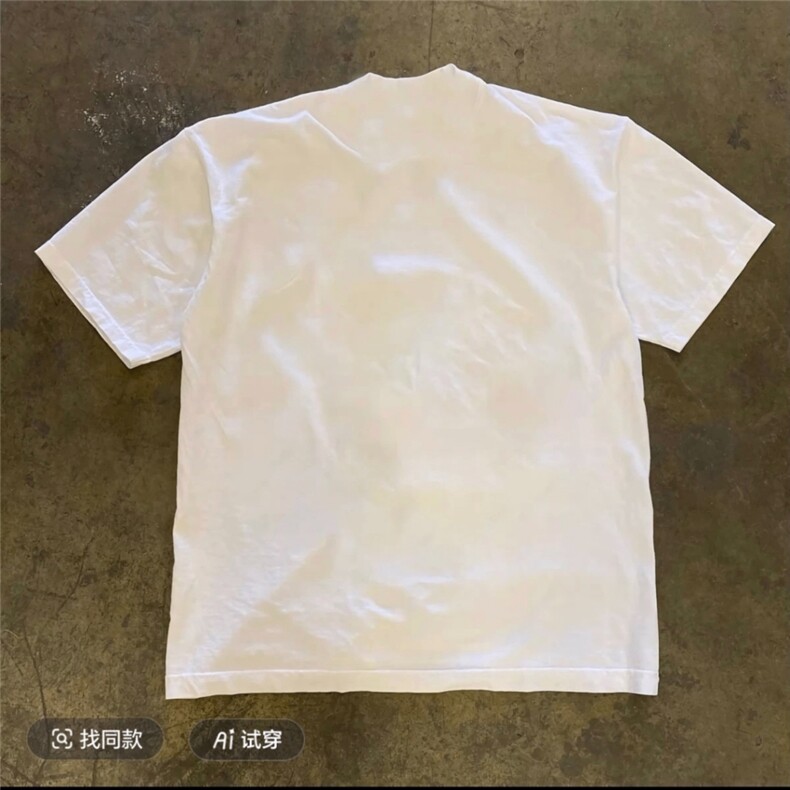 1506/QDX70260/P31新款T恤时尚百搭休闲高品质潮牌卫衣半袖高品质图片