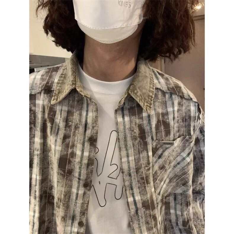 1506/QJ050/P49春秋痞帅外套男ins高街潮牌港风原宿风韩版宽松,女装短外套,星座1506