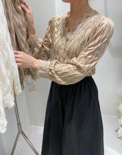 韩系蕾丝小衫，其它，艾米缇