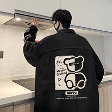 牛仔夹克男大码牛仔外套男茄克NJ77352-P60，男装夹克，电商A040