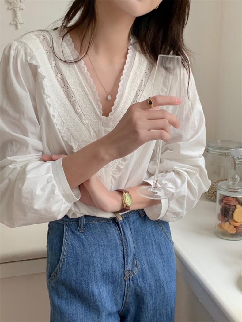 V领韩系小衫，其它，DAP