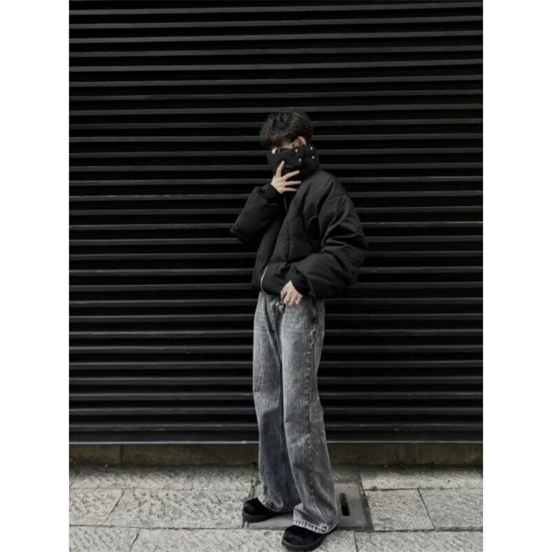 【有货】DW265-P100解构棉服冬季加厚新款棉衣设计感短款外套男,男装棉衣,星座603-2