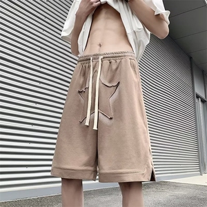 新款微弹慵懒休闲裤气质时尚潮牌潮青春流行夏季男潮流短裤