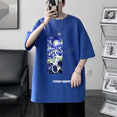 纯棉短袖t恤男大码半袖打底衫宽松体恤衫DX17290-P20大皂风，男装T恤，电商A040