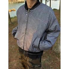 双面穿霜冻bomber外套男女短款小众设计休闲棒球服夹克外套，男装夹克，星座601-1
