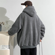 2023冬上新加绒加厚时尚棉衣羊羔绒连帽外套男女987-P110控价158，男装棉衣，电商A441-1