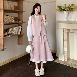 套装女春季学院风2026年春季女通用三件套303-T6908-P190-K308图片