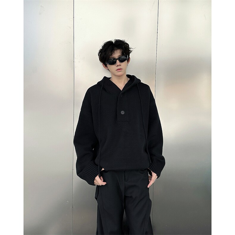 毛衣连帽毛衣男款秋冬穿搭潮牌cleanfit针织外套MY09543-P68,男装针织衫/毛衣,星座308B-2