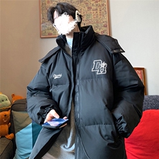 冬季港风韩版宽松加棉加厚连帽冲锋衣棉衣棉服MY6206P115控158，男装夹克，电商A268A