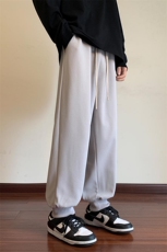 港风休闲裤男宽松拖地束脚裤卫裤KP721P40，男装休闲裤，星座1204-3