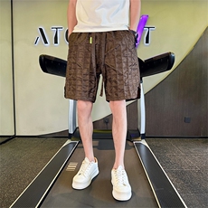 C317-D068-P45短裤男夏季2025新款男装休闲裤五分裤子，男装牛仔裤，电商C317