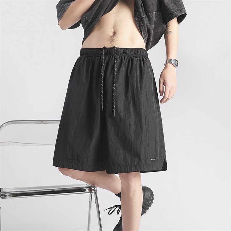 夏季新款开衩防水速干短裤宽松无影墙M~4XLXZ604-DK205-P35控48,男装牛仔裤,星座604