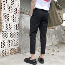 休闲裤青春流行旅游修身九分裤原创设计师休闲时尚气质，男装休闲裤，星座1506-1