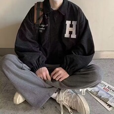 灯芯绒外套男款秋美式复古休闲夹克时尚宽松炸街夹克MY203/P60，男装夹克，星座506