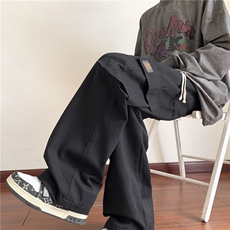 日系百搭工装裤秋季新款口袋宽松系带休闲裤B315-K23389-p55控68，男装休闲裤，电商B315