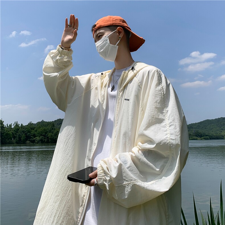 防晒衣男士韩版潮夏季薄款连帽户外2024新款ins宽松外套W5832-P32,男装防晒衣,星座412-2