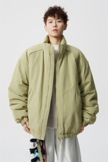 冬季美拉德立领棉服潮流百搭纯色棉衣撞色棉服外套HY8822-P75，男装棉衣，星座610B-1