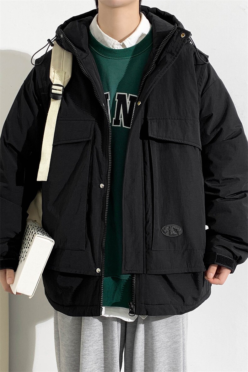 冬上新加棉休闲棉服潮青少年连帽棉衣外套男女8318-P130控价178,男装棉衣,电商A441-1