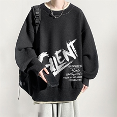 控78假两件毛衣男大码加绒针织衫男毛线衣M80343-P55加绒P70，男装针织衫/毛衣，电商A040