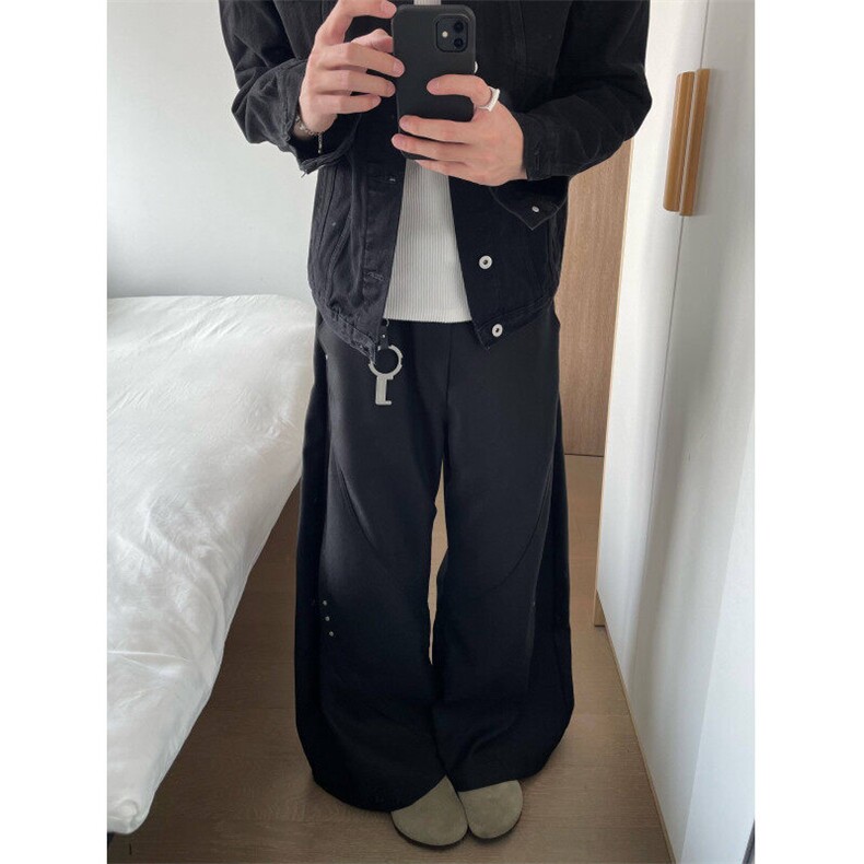 【有货】K2024CC-特P65弯刀西裤男小众设计高级感休闲裤子,男装休闲裤,星座1007（原301D）