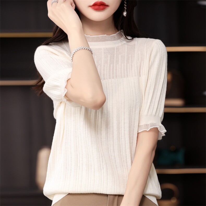 秋冬季新款纯色毛衣女宽松显瘦时尚百搭针织上衣,针织衫/毛衣,贵皇网供仓