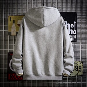 2021秋季新日系网格大码男反光连帽开衫卫衣外套夹克J6026-P65图片