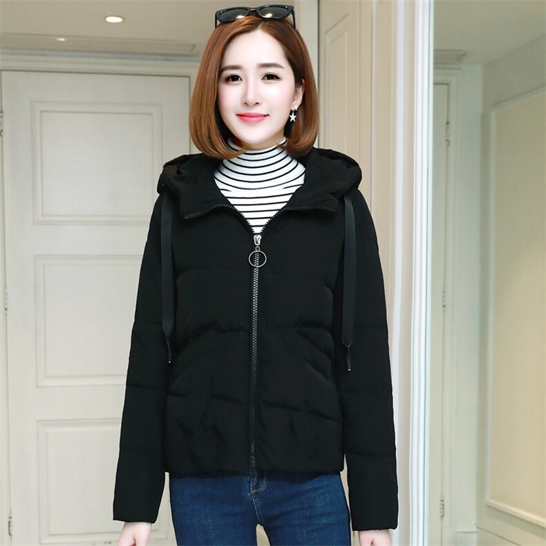 2021新款冬装女韩版大码女装宽松中长款棉服外套面包服图片