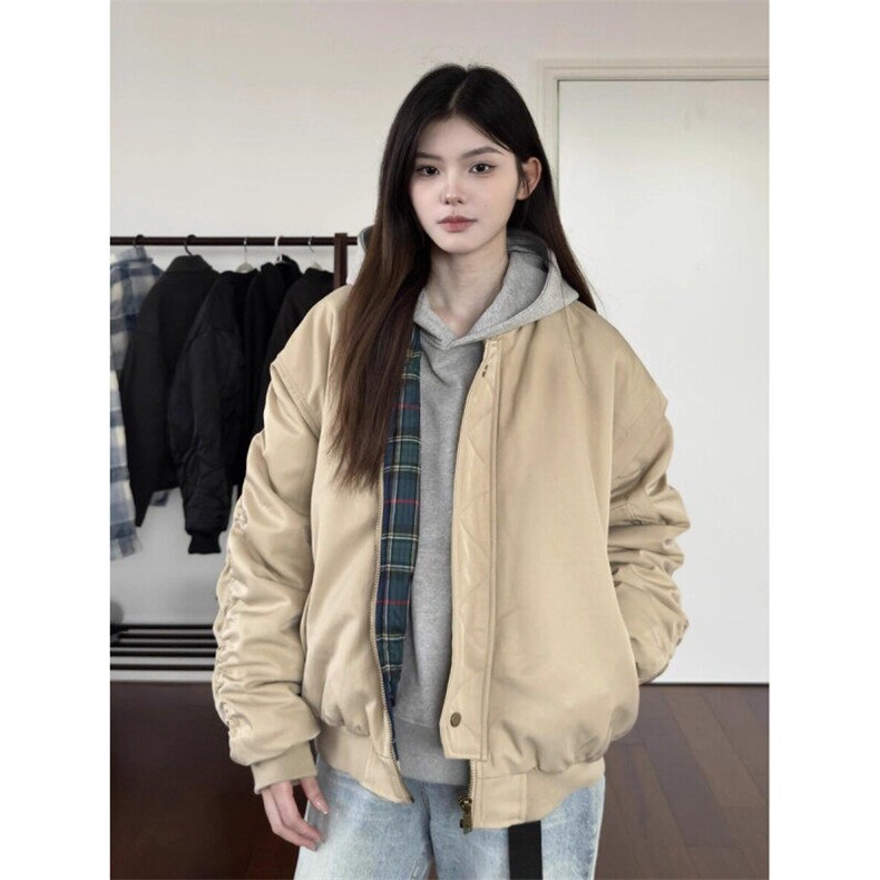 【有货】XZ434CC-特P76 美式飞行夹克男春秋短款棒球服外套图片