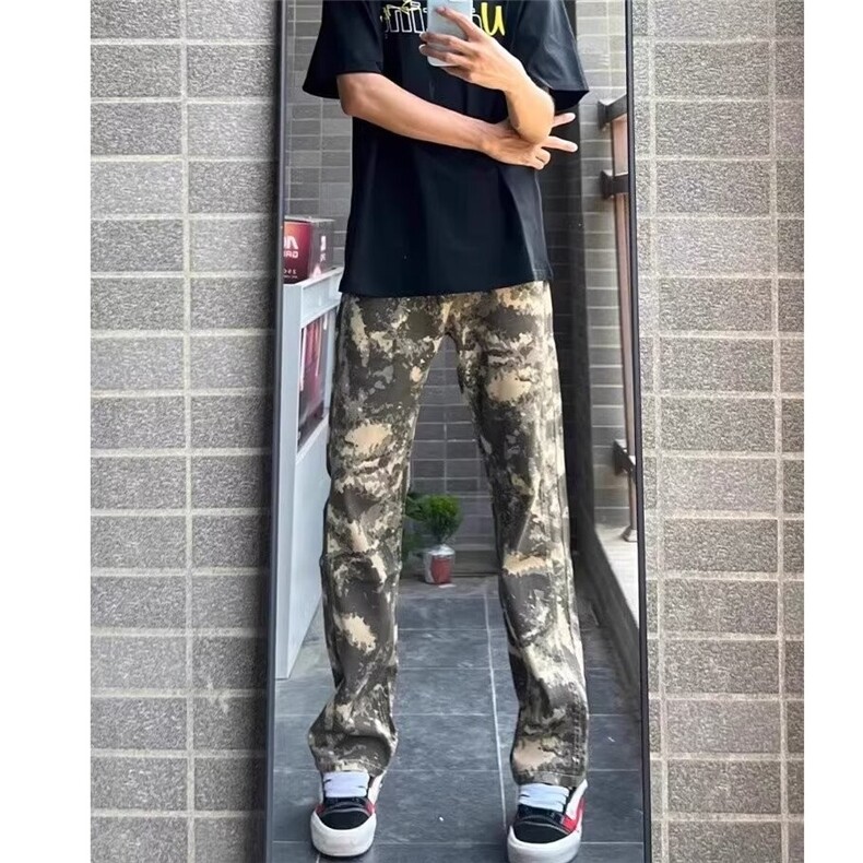 夏季男士潮牌迷彩牛仔裤休闲914-4-2085P42,男装牛仔裤,星座914-4