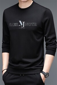 2023新款卫衣男士上衣针织衫长袖T恤P49图片