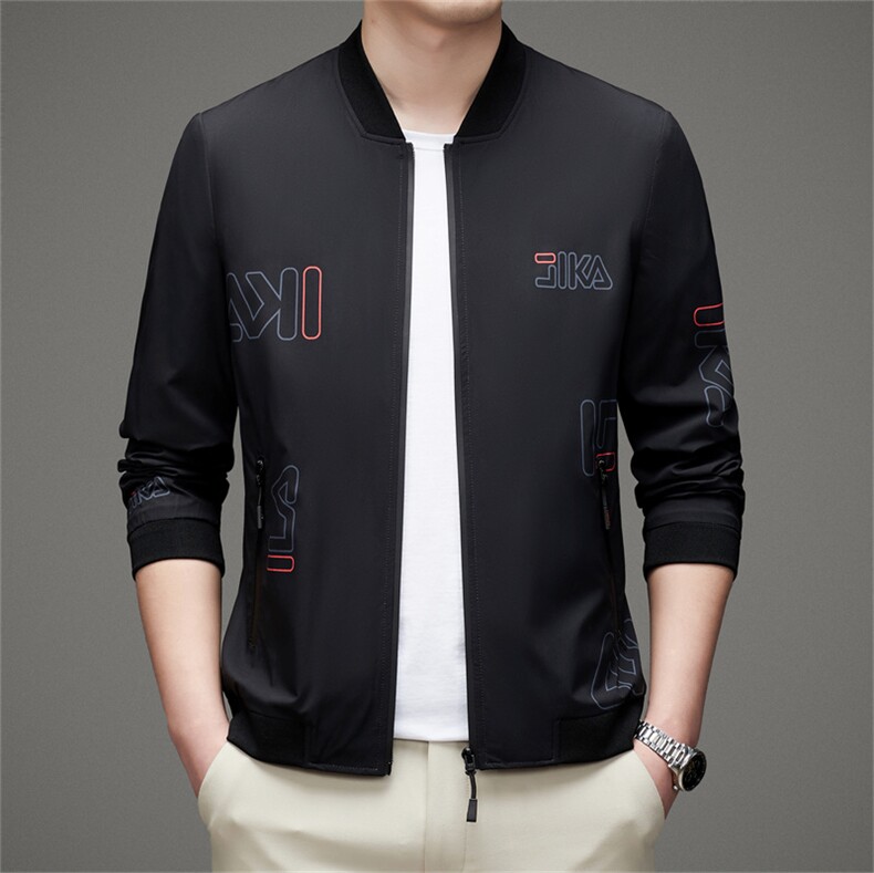 V9612钱塘2020-3秋冬中青年男士立领夹克时尚休闲百搭外套P105,男装夹克,钱塘207-3