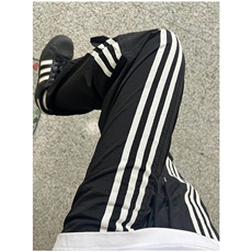 三条杠冰丝裤子男夏季薄款显腿长垂感直筒裤冲孔K681，男装休闲裤，星座1116A（原606A-3）
