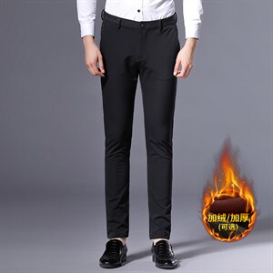 男裤2023新款秋季休闲裤男直筒宽松中年男士西裤爸爸裤子休闲长裤,男装西裤,电商B212（原钱塘6029）
